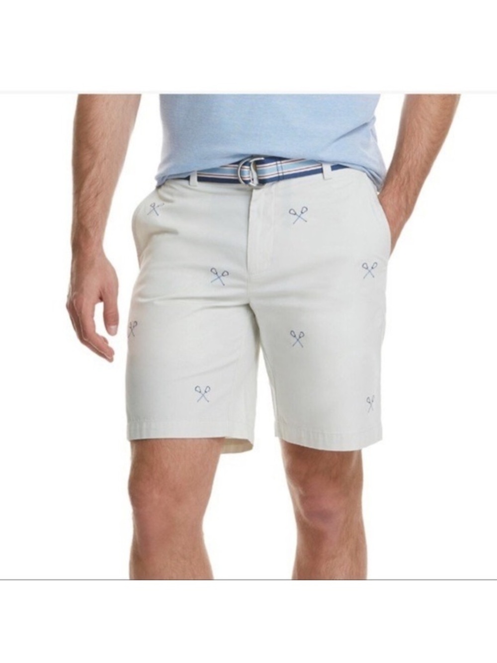 Vineyard vines men’s embroidered breaker chino shorts lacrosse